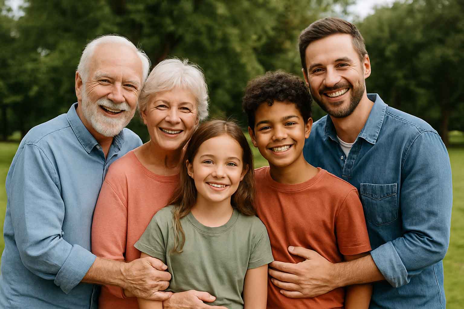 Reunion photo moment